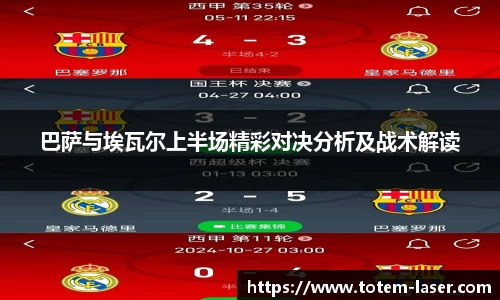 巴萨与埃瓦尔上半场精彩对决分析及战术解读